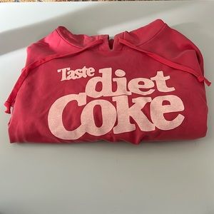 Diet Coke Cropped Hoodie